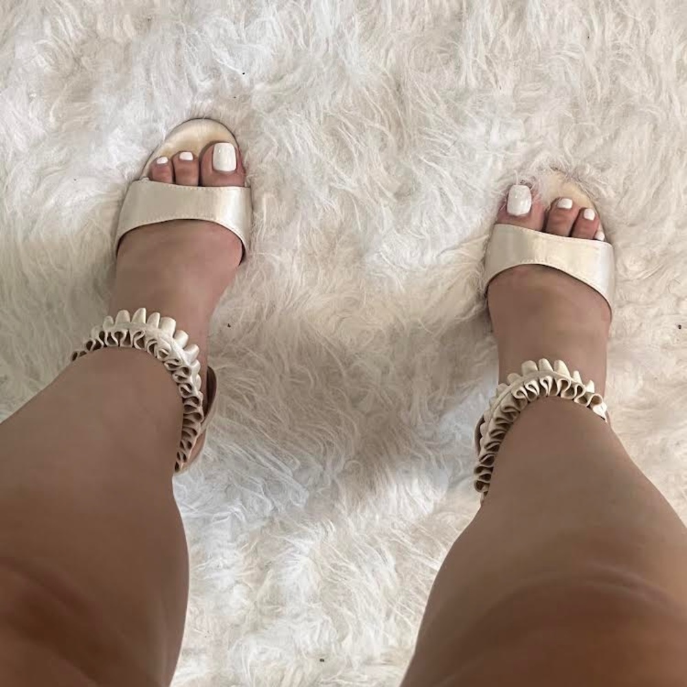 Nicole By Nicole Miller Womens Annette Pumps Stiletto Heel Color: Ivory